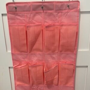 Pink Over-the-Door Organizer
